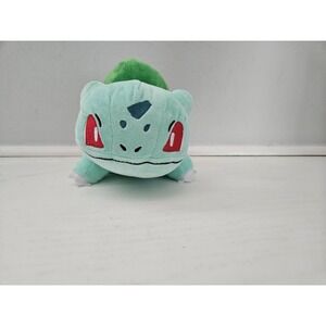 Pokemon BULBASAUR Plush Tomy‎ Embroidered Stuffed Animal